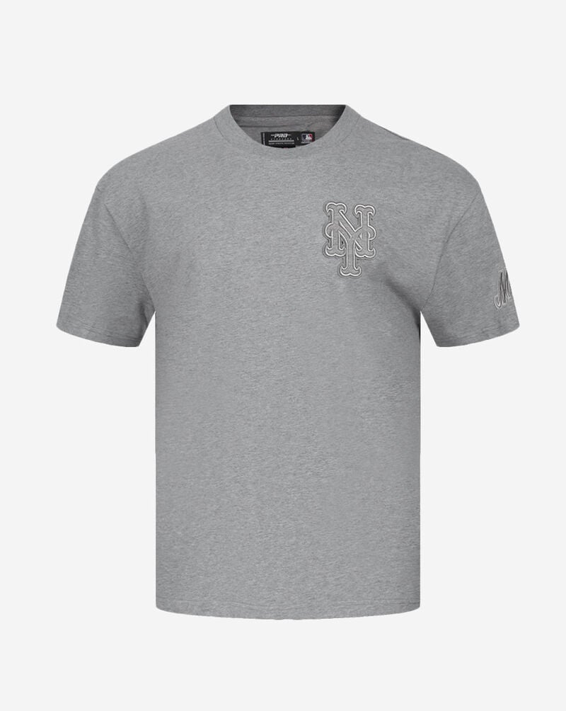 PRO STANDARD New York Mets Neutral Drop Shoulder Tee LNM1311662-DHG Grey 1