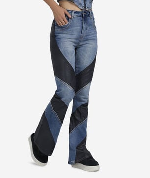 Denim Flare Pants