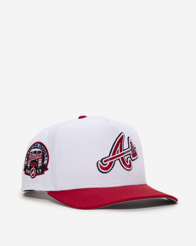 9Fifty Atlanta Braves Fire Red A-Frame Snapback Hat