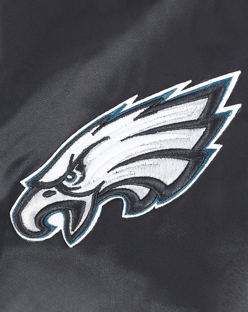 PRO STANDARD Philadelphia Eagles Satin Jacket FPEU45068-BLK Black 4