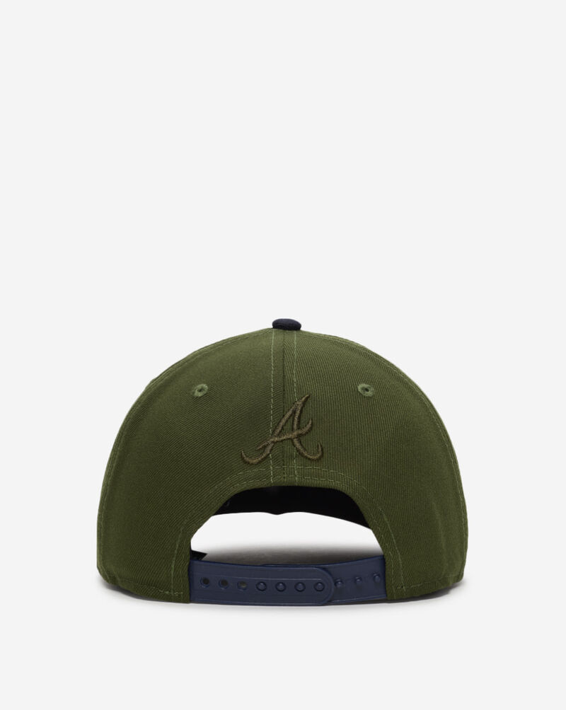 New Era 9Forty A-Frame Atlanta Braves City Feat Snapback Hat 60640978 Green 3