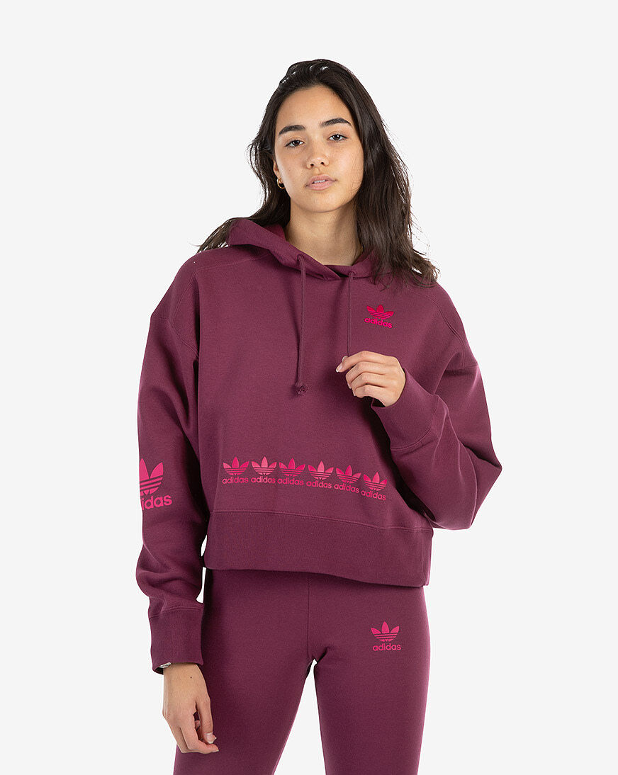 Adidas damen hotsell cropped hoodie
