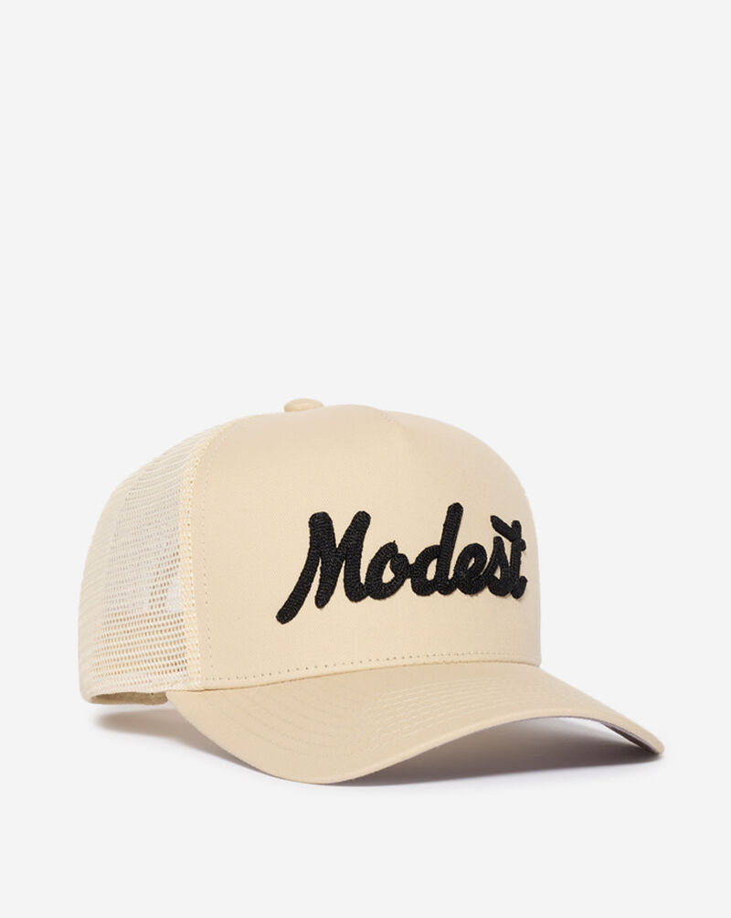 Field Grade Modest Twill Mesh Back Trucker Hat 1006537 cream 1