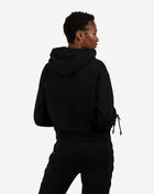 Lace-Up Sleeve Fleece Hoodie