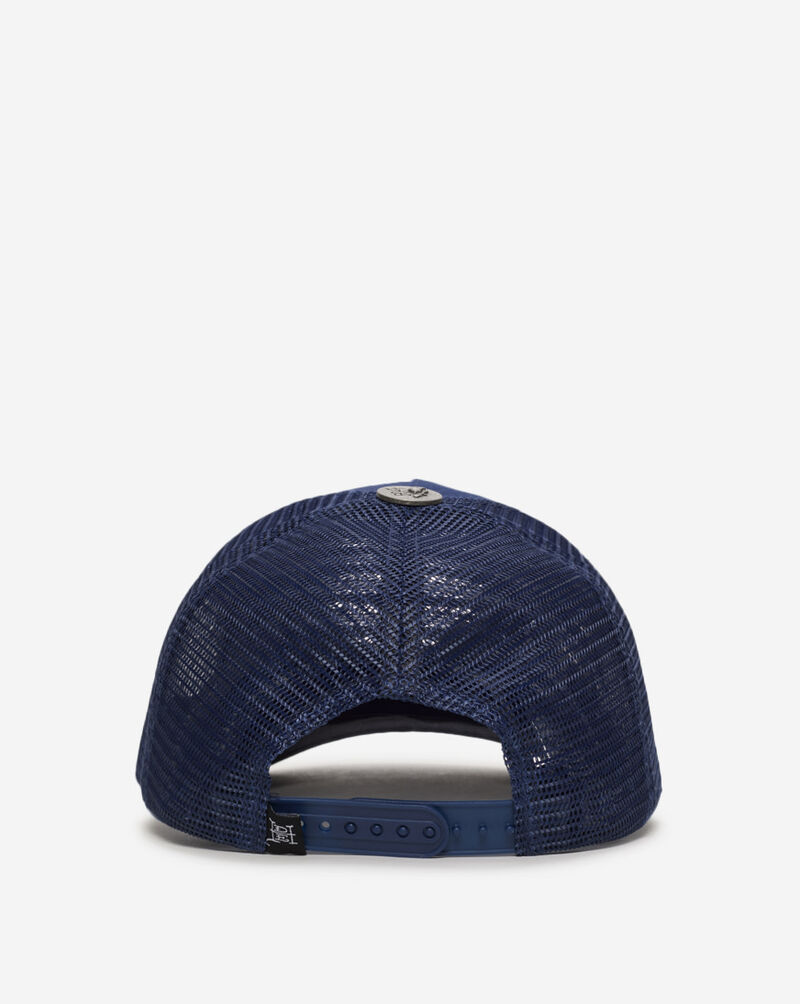 Ed Hardy Tiger Flame Trucker Hat EHH0001-63 Blue 4