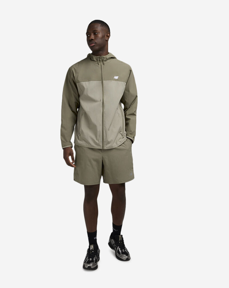 New Balance Athletics Full Zip Woven Jacket MJ41506-DOK Green 4