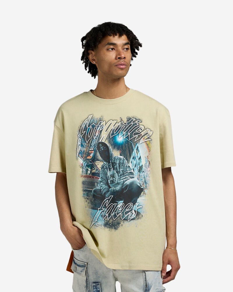 Forgotten Faces Alley Tee FOFUS121-00208 Beige 1