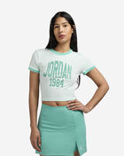 Jordan Cropped Graphic T-Shirt HJ0196-357 Green 1