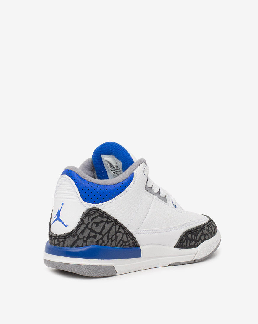 Jordan 3 racer blue snipes clearance