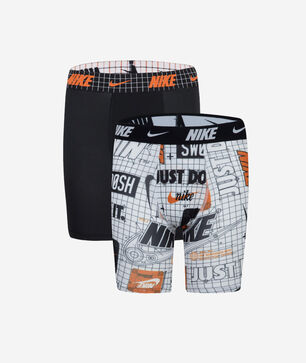 Big Kids' 2PK Printed Long Boxer Briefs