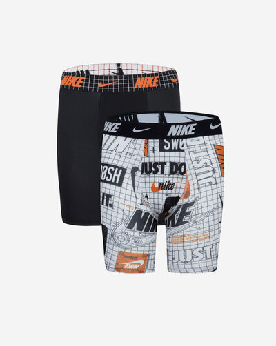 Big Kids' 2PK Printed Long Boxer Briefs