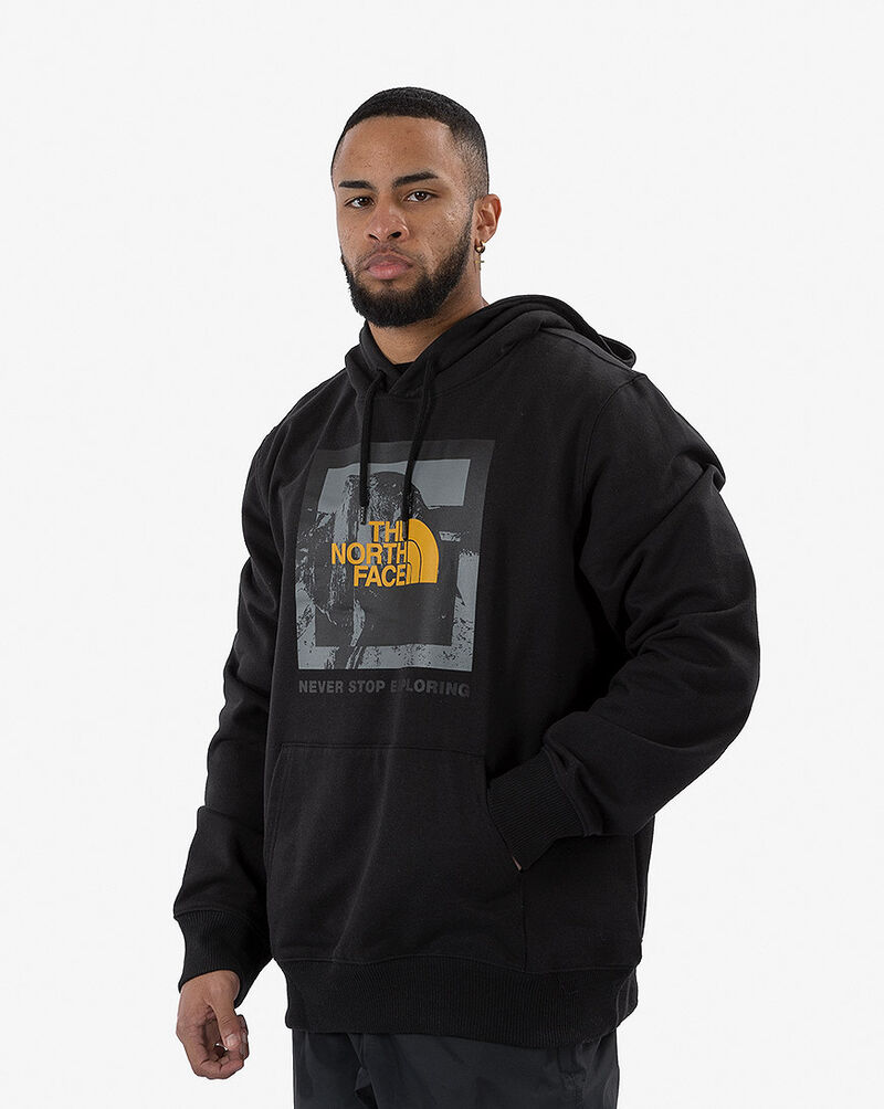 Shop The North Face Recycled Climb Graphic Hoodie NF0A5GEXJK3 black