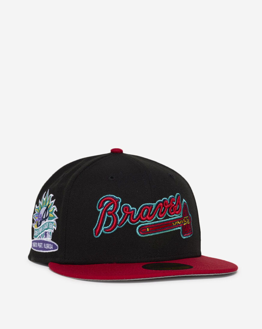 【US限定】NEW ERA 59FIFTY Atlanta Braves Black Rifle Twotone Shop New Era 59Fifty Atlanta Braves 2-Tone Retro Fitted Hat