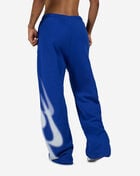 Nike Studio Fleece Medium Weight Oversized High-Rise Straight-Leg Graphic Pants IV4956-417 Blue 2