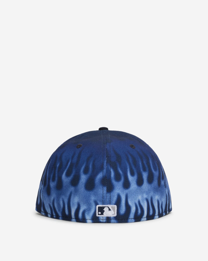 New Era 59Fifty New York Yankees Flames Fitted Hat 60949334 Blue 3