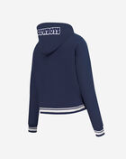 PRO STANDARD Dallas Cowboys Mash Up Rib Fleece Cropped Pull Over Hoodie FDCC42382-MDN Blue 3
