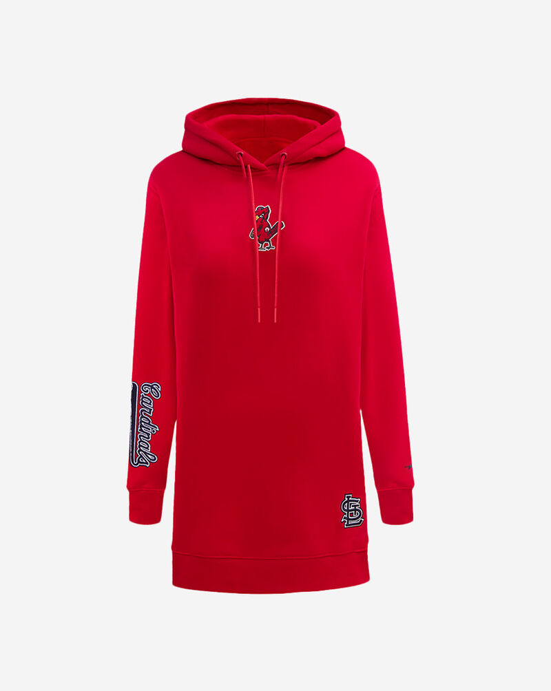 PRO STANDARD St. Louis Cardinals  Classic Fleece Hoodie Dress LSCB35219-RED Red 1