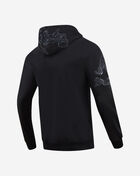 Atlanta Braves Triple Black Double Knit Full Zip Hoodie