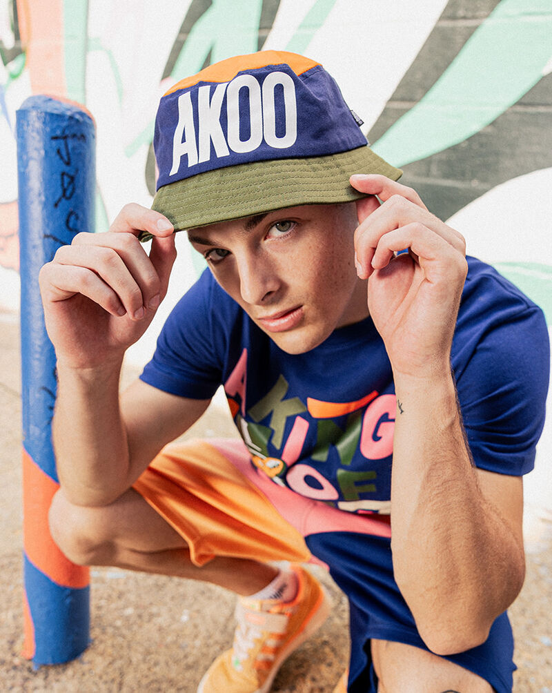Akoo Apparel Bucket Hat 731-0800 Orange 5