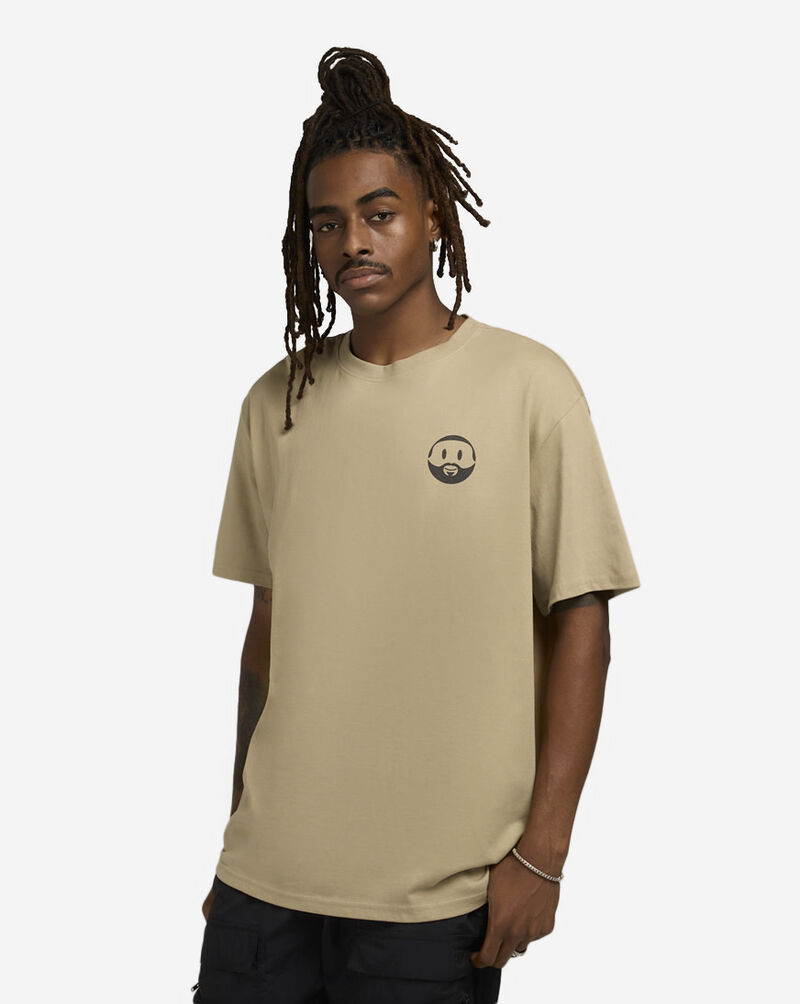 WE THE BEST Ok To Be Happy Face Tee WTB010-03738 Brown 1