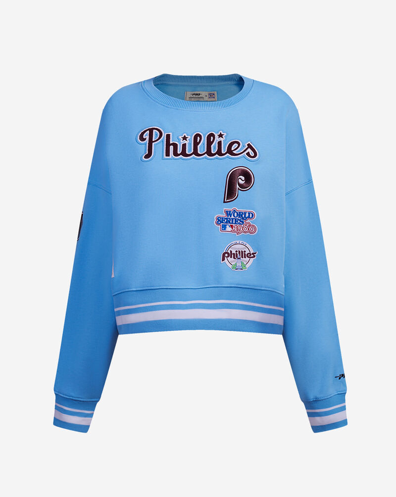 PRO STANDARD Philadelphia Phillies Retro Classic Fleece Crewneck LPHC37673-UNI Blue 1