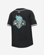 PRO STANDARD Big Boys' New York Liberty Classic Mesh Button-Down Shirt WNLB170065-BLK Black 3