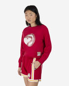 Atlanta Hawks Glitter Crop Crewneck