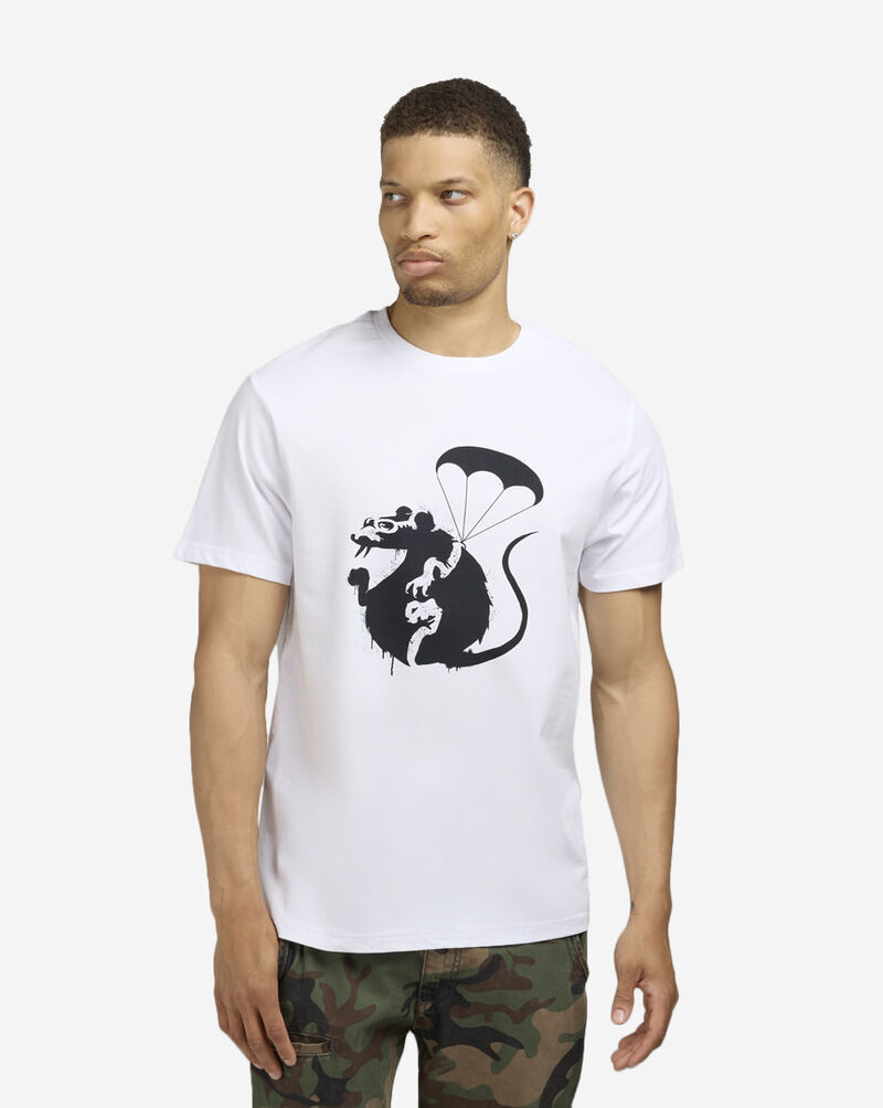 Mister Tee Banksy Floating Rat Tee MCUS168-US-00220 White 1