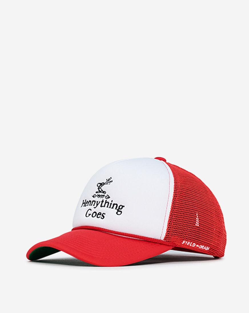 Shop Field Grade Hennything Goes Trucker Hat 1003517 white
