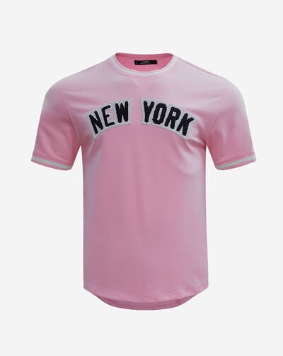 New York Yankees Short Sleeve Classic Chenille Double Knit Tee 