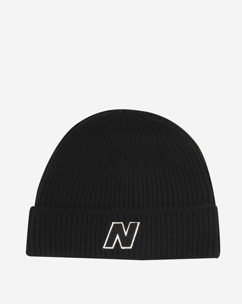 New Balance Winter Watchmen Block N Beanie LAH33003-BK Black 1