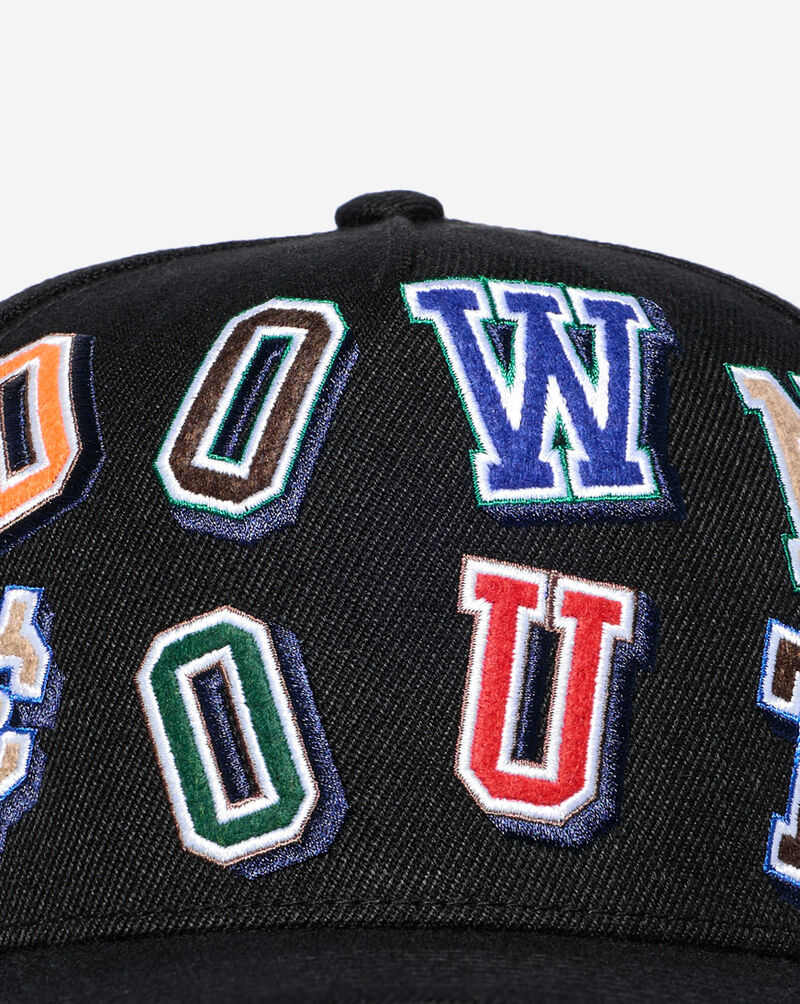 Field Grade Down And Out Full Twill Trucker Hat 1006731 Black 2