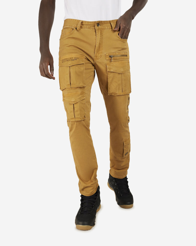 Smoke Rise Utility Pocket Twill Pants JP23539SNZ-WHT Beige 1
