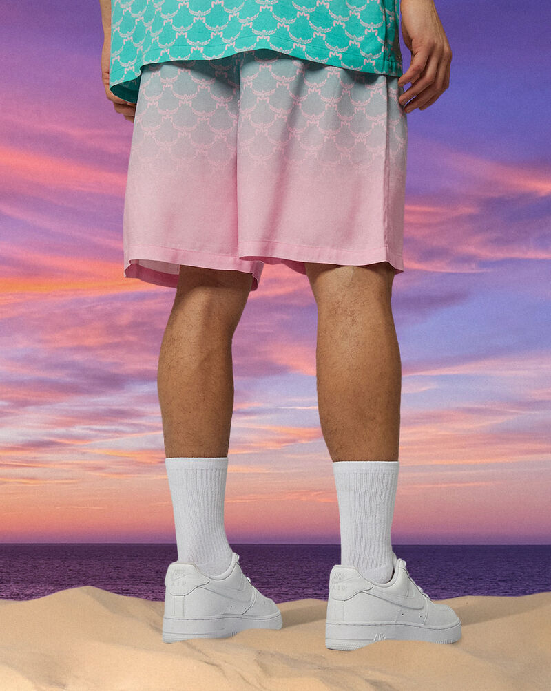 MCM MCM x SNIPES Gradient Resort Shorts  SFM252-010-1-ROS Pink 2