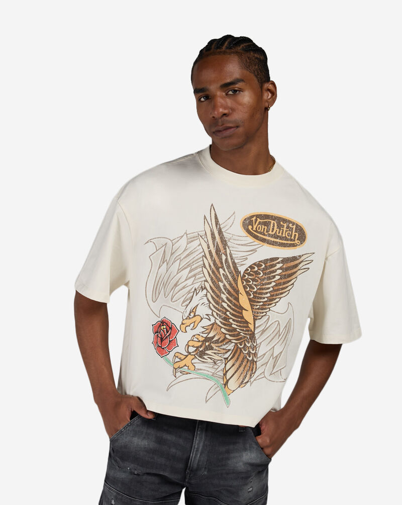 Von Dutch Eagle Rose Tee VND5B0274SN-CRM cream 1