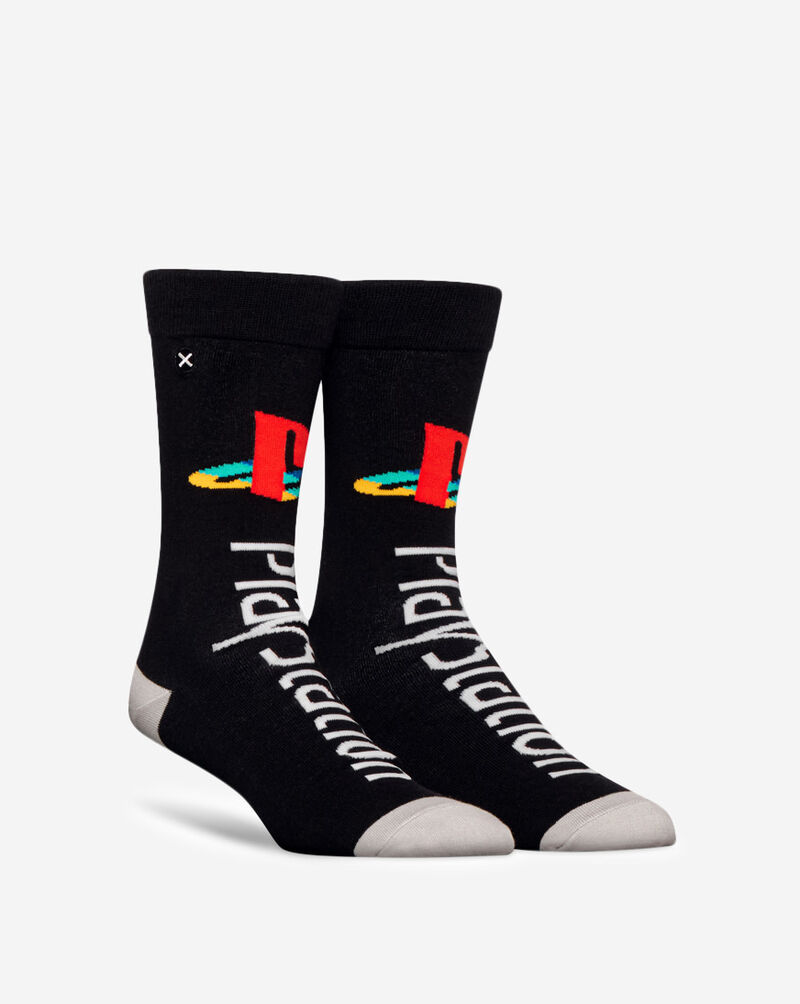 Odd Sox Playstation Heritage Split Crew Straight Socks 42900MONCD Multi 4
