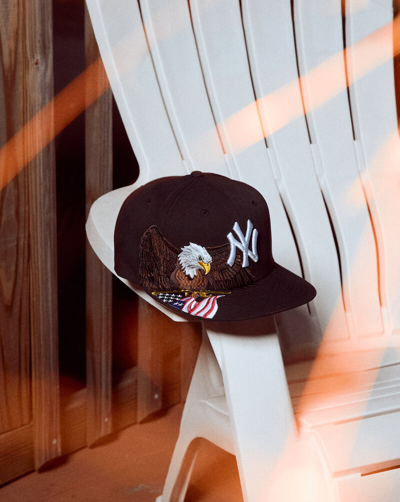 New Era 59Fifty New York Yankees Eagle Fitted Hat 60853685 Black 5