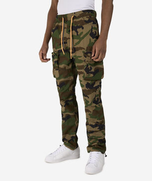Brushed Utility Nylon Cargo Pants