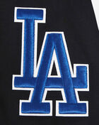 Los Angeles Dodgers Classic Chenille Double Knit Short Sleeve Pull Over Hoodie