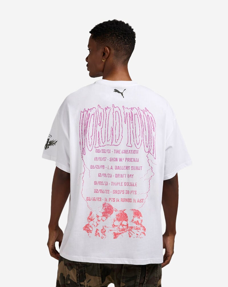 Puma Melo World Tour-nament Tee 63237201 White 2