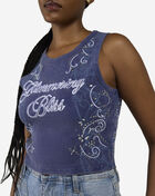 Smoke Rise Mineral Wash Rib Tank  RKT26S453SN-TWILIGHTBLUE Blue 3