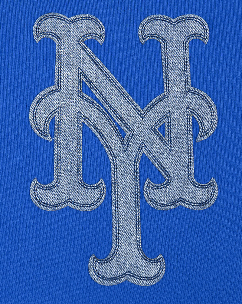 PRO STANDARD New York Mets Varsity Blues Fleece Pull Over Hoodie  LNM539128-RYB Blue 2