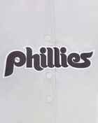 PRO STANDARD Philadelphia Phillies Classic Satin Jacket  LPHU34604-SIL silver 4