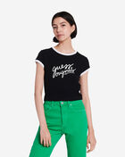 Cropped Ringer Tee