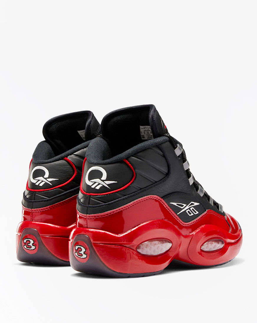 Reebok question mid homme noir clearance