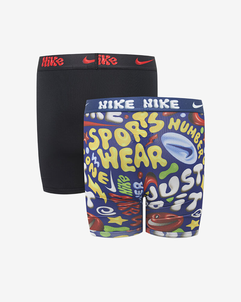 Nike Big Kids' 2PK Printed Boxer Briefs 9N1334-U90 Multi 3