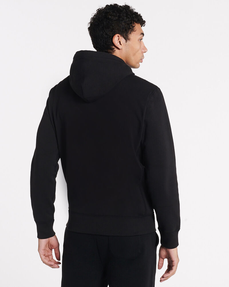 Polo Ralph Lauren Mens Classic Athletic Fleece Polo Hoodie  710548546003-BLK Black 2