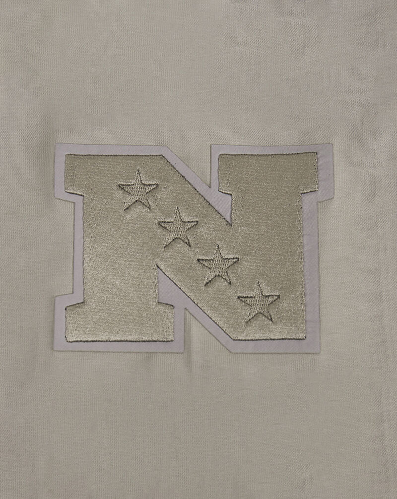 PRO STANDARD Philadelphia Eagles Neutral Drop Shoulder Tee FPE148071-TAU Beige 4