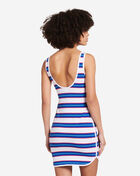 Go Lydia Printed Stripe Dress