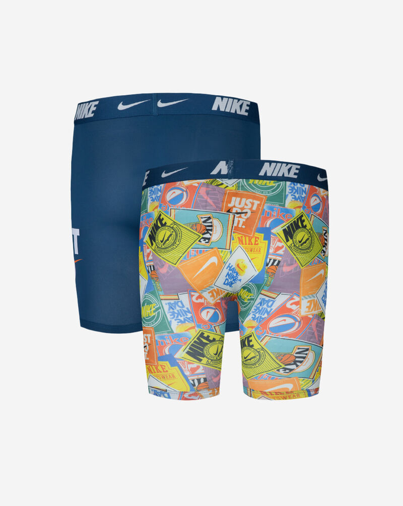 Nike Big Kids' 2PK Printed Boxer Briefs 9N1022-C00 Multi 3